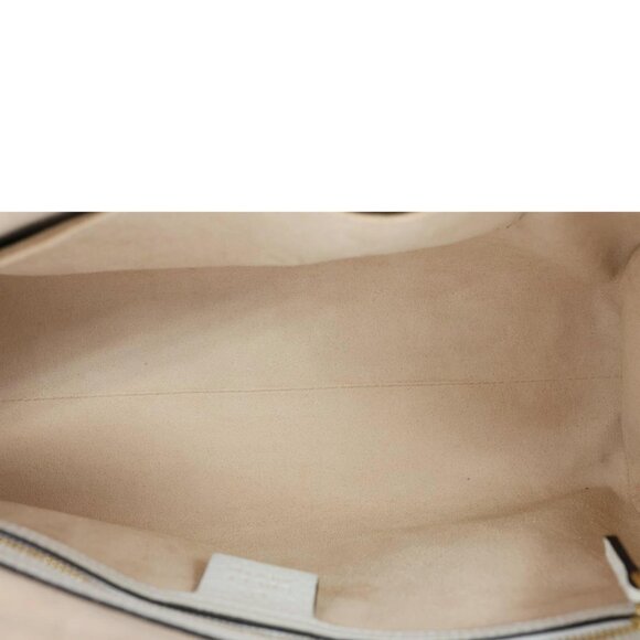 Gucci  Ophidia GG Medium Web Leather Top Handle Shoulder Bag Beige 524532 - Picture 12 of 14